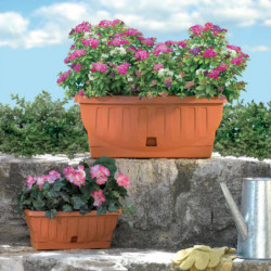 Jardinière - NATURA - 40 cm - Terracotta