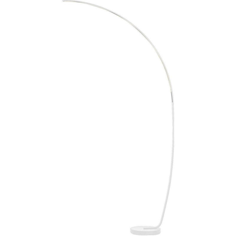 Lampadaire arc en métal - Jaxta - L 95 x l 35 x H 170 cm - Blanc