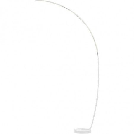 Lampadaire arc en métal - Jaxta - L 95 x l 35 x H 170 cm - Blanc