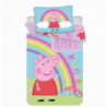 Parure de lit Peppa Pig Rainbow - 100 x 135 cm - Bébé