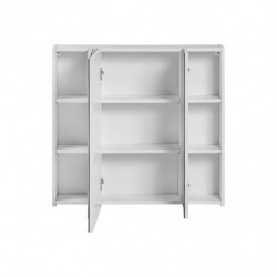 Armoire miroir mural - 80 x 16 x 75 cm - Cuba White