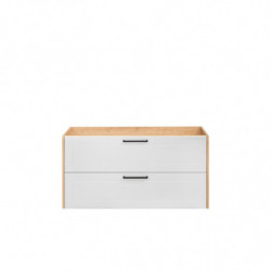 Meuble sous vasque - 120 x 46 x 61 cm - Duramen White