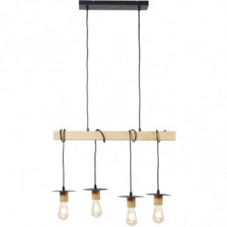 Suspension luminaire - 4 lampes - New Detroit - L 71 x l 15 x H 13 cm