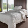 Housse de couette en percale de coton - Manoir - 200 x 200 cm - Blanc neige