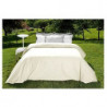 Housse de couette en percale de coton - Manoir - 240 x 220 cm - Ivoire