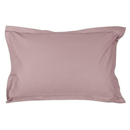 Taie d'oreiller en percale de coton - Manoir - 50 x 70 cm - Prune