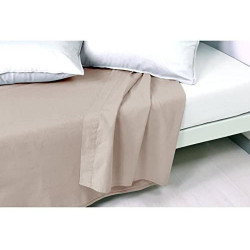 Drap plat en coton - Palace - 240 x 300 cm - Gris