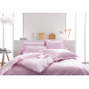 Taie de traversin uni en coton - 45 x 185 cm - Rose