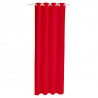 Rideau isolant thermique - 140 X 240 cm - Rouge