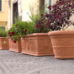 Pot de fleurs - Vite - D 100 cm - Terracotta