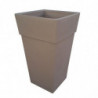 Vase pour fleurs - H 87.5 cm - Taupe