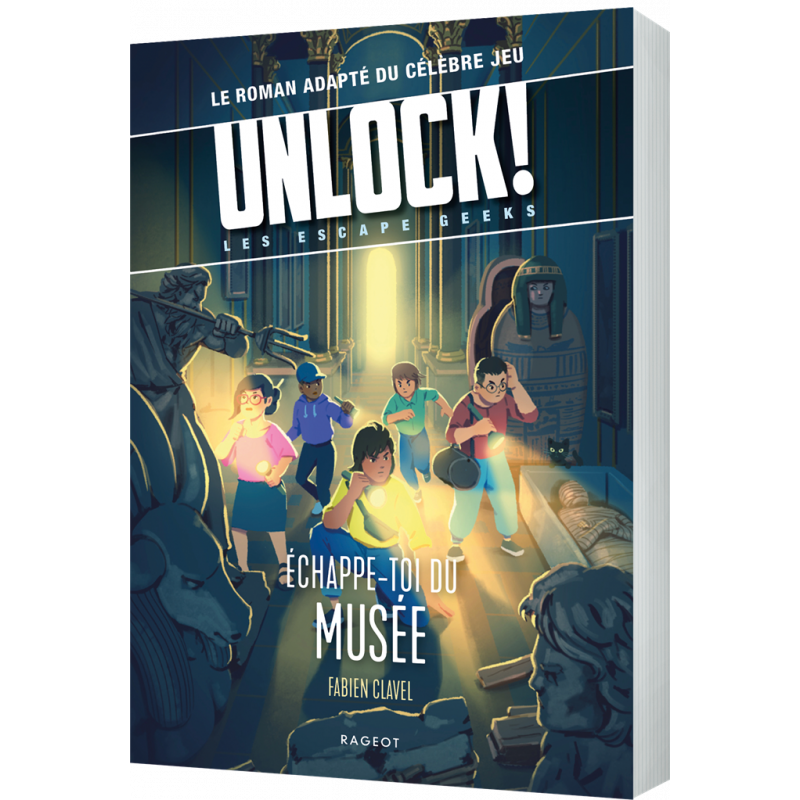 Unlock! Escape Geeks Tome 3 : Échappe-toi du Musée ! - Livre/Jeu - Dès 10 ans