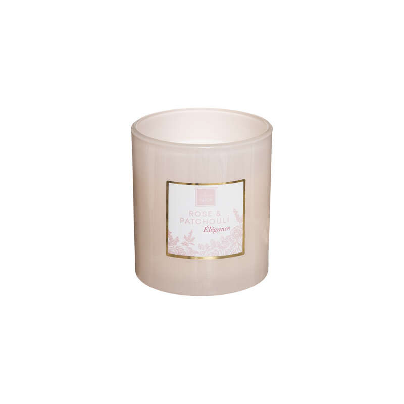 Bougie parfumé Mael - D 8 x H 9 cm - Rose