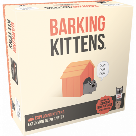 Extension de jeu - Exploding Kittens : Barking Kittens - Jeu de cartes