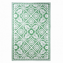 Tapis de jardin feuilles - 182 x 122 x 0,4 cm - Vert