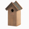 Nichoir pour Roitelet en bois - 11,3 x 16 x 21,5 cm - Marron