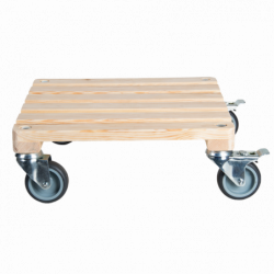 Support de plantes carré - 38 x 13,8 cm - Beige