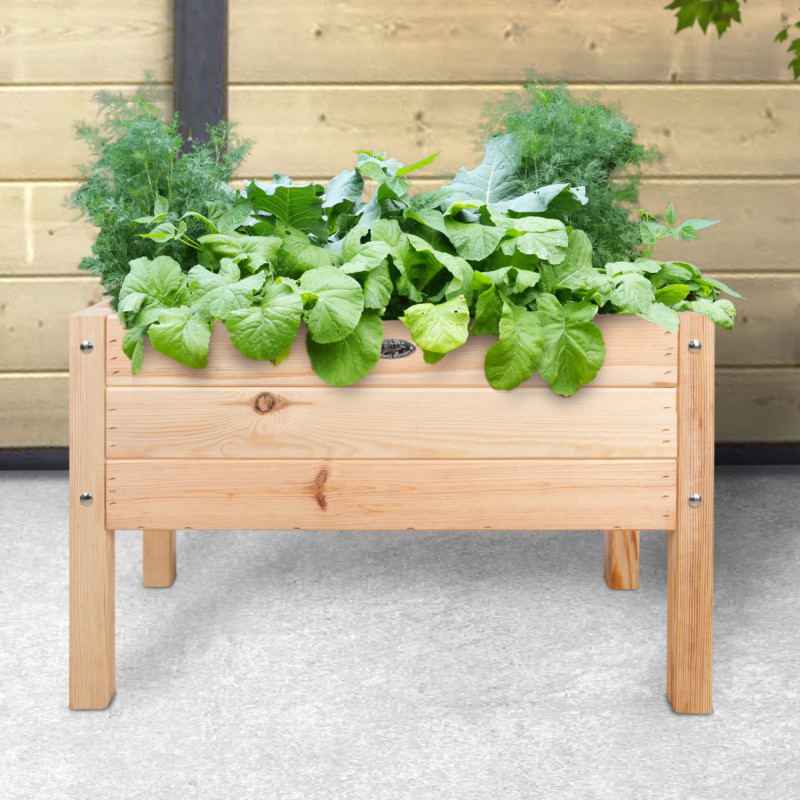 Carré potager pour enfant - L 78,8 x P 40,6 x H 50 cm - Bois