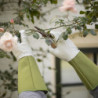 Gants de jardin en cuir résistant aux ronces et épines - Taille L