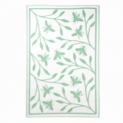 Tapis de jardin reversible - Motif abeille - 182 X 122 cm