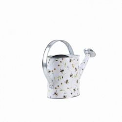 Arrosoir avec motif abeille 1.95L - L 32,2 x P 11,3 x H 23 cm - Acier galvanisé