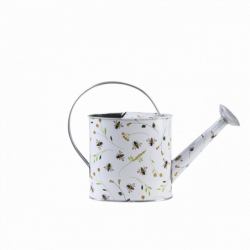 Arrosoir avec motif abeille 1.95L - L 32,2 x P 11,3 x H 23 cm - Acier galvanisé