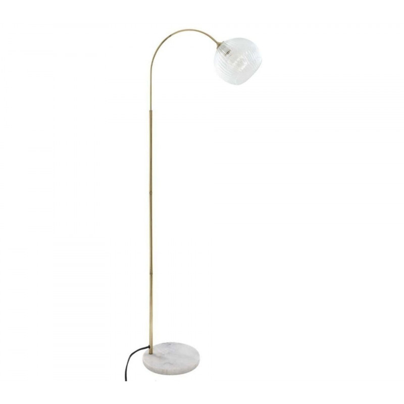 Lampadaire arc - Laye - H 153 cm - Doré