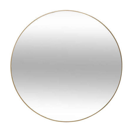 Miroir rond - Alice - D 76 cm - Doré