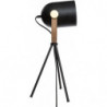 Lampe trépied en métal - H 45 cm - Noir