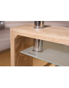 Table basse rectangulaire - Double plateau en verre