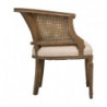 Fauteuil en Cannage en Bois de Bouleau - Beige - L 64 x P 65 x H 69,5 cm