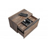 Meuble sous vasque en bois Rosario Oak - Marron - H 46 x L 60 x P 45,6 cm