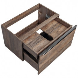 Meuble sous vasque en bois Rosario Oak - Marron - H 46 x L 60 x P 45,6 cm