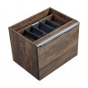 Meuble sous vasque en bois Rosario Oak - Marron - H 46 x L 60 x P 45,6 cm