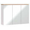 Cabinet miroir de salle de bain - H 69 x l 100 x P 20 cm - Cintra White