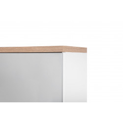 Cabinet miroir de salle de bain - H 69 x l 100 x P 20 cm - Cintra White