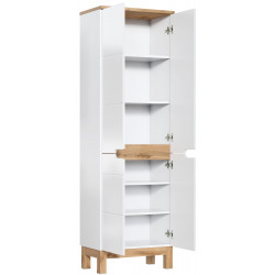 Armoire de salle de bain - H 187 x l 60 x P 33 cm - Cintra White