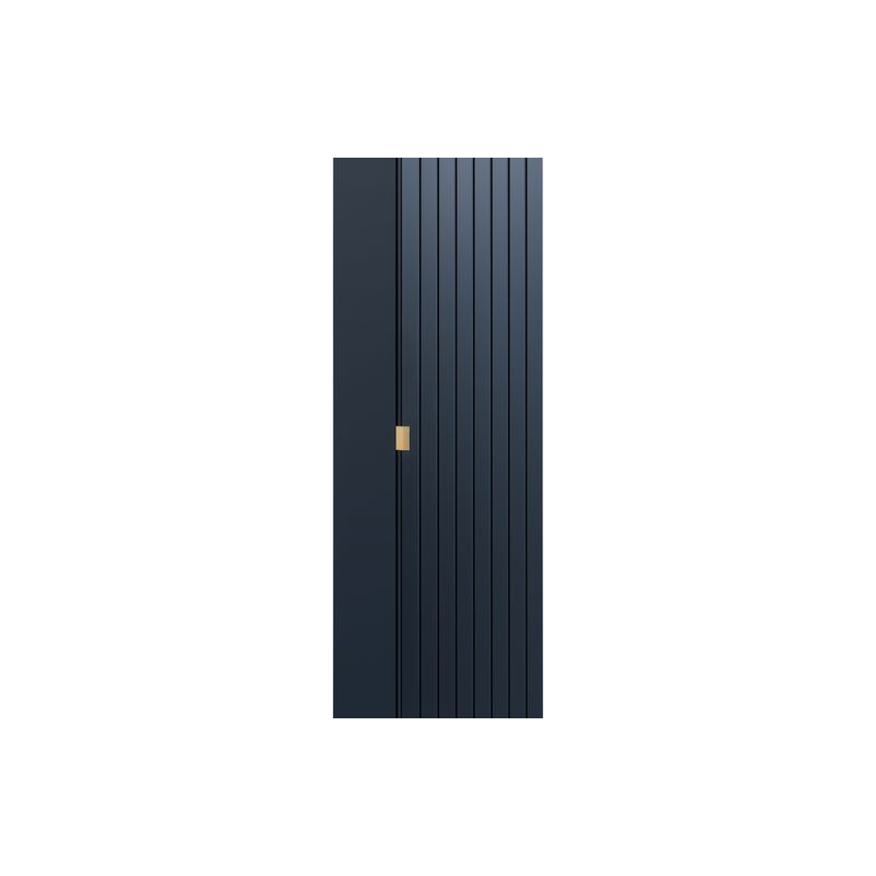 Armoire murale en bois Rosario Deep blue - Bleu indigo - H 160 x L 35 x P 33 cm.