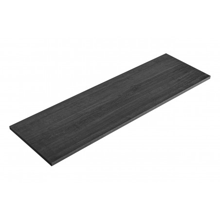 Plateau meuble sous vasque en bois - Gris - L 73 cm x P 49 cm - Camille OAK