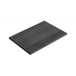 Plateau meuble sous vasque en bois - Gris - L 73 cm x P 49 cm - Camille OAK