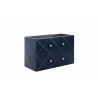 Meuble sous vasque en bois - Bleu - H 61 X L 90 x P 46 cm - Aurore Blue