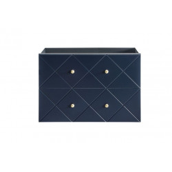 Meuble sous vasque en bois - Bleu - H 61 X L 90 x P 46 cm - Aurore Blue