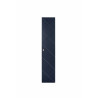 Armoire de rangement de salle de bain en bois - Bleu - H 170 x L 35 x P 33 cm - Aurore Blue