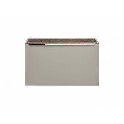 Meuble sous vasque en bois - Taupe - H 46 x L 80 x P 45,6 cm - Rosario Taupe