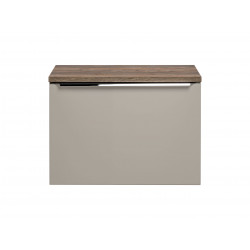 Meuble sous vasque en bois - Taupe - H 46 x L 60 x P 45.6 cm - Rosario Taupe