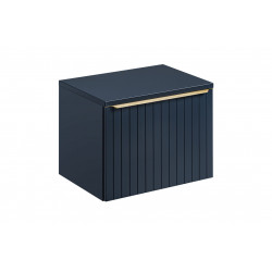 Ensemble meuble vasque + cabinet miroir - 60 cm - Rosario Deep Blue