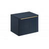 Ensemble meuble vasque + cabinet miroir - 60 cm - Rosario Deep Blue