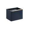 Ensemble meuble vasque + cabinet miroir - 80 cm - Rosario Deep Blue