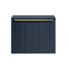 Ensemble meuble vasque + cabinet miroir - 80 cm - Rosario Deep Blue