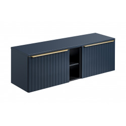 Ensemble meuble vasque + cabinet miroir - 80 cm - Rosario Deep Blue